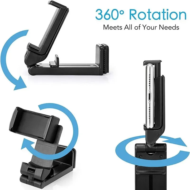Airplane Mobile Phone Holder – 360° Rotating Travel Mount