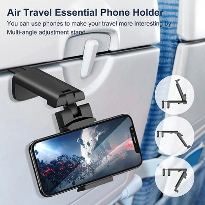 Airplane Mobile Phone Holder – 360° Rotating Travel Mount